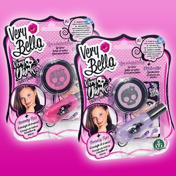 GIOCHI PREZIOSI VERY BELLA キッズ リップグロス＆アイシャドウ (12個入)