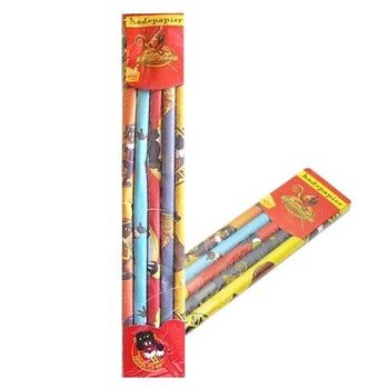 5枚セット 「De Club van Sinterklaas」 ラッピングペーパー