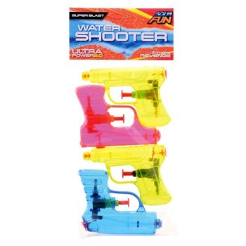 Aqua Fun ウォーターピストルセット - 4個セット、11 cm