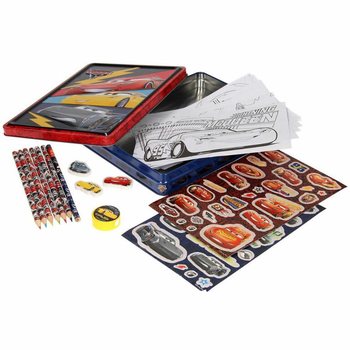 ディズニー カーズ 3D 文具・アートセット 缶入り (12個セット)