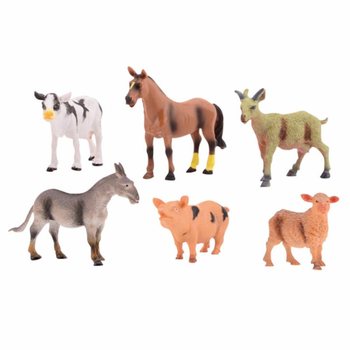 ANIMAL WORLD - 牧場動物フィギュア6個セット (1個)