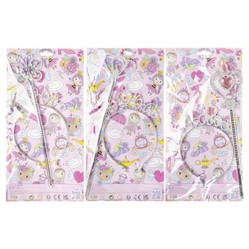 プリンセスステッキ ＆ ティアラ セット (12個入り)
