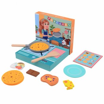 JOUECO - 木製パンケーキおままごとセット - 対象年齢3歳以上 (1個)