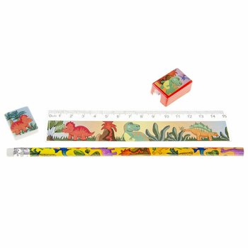 恐竜 お絵かき・文房具 4点セット (24個入)