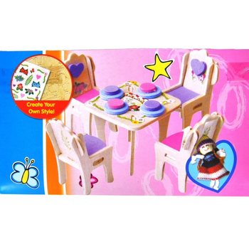 木製3Dパズル クラフトホビーセット (24個入)
