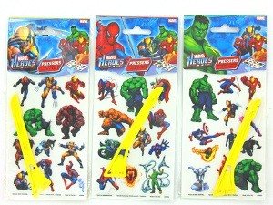 マーベルヒーローズ こすり出しステッカー/タトゥーシール (24枚)