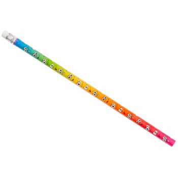 スマイリー鉛筆 消しゴム付き (12本セット)