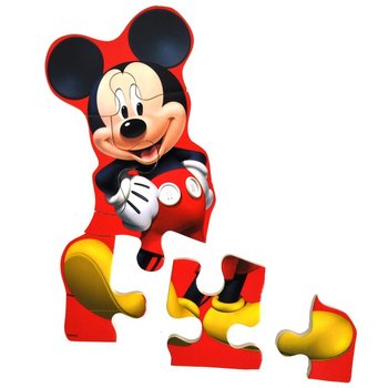 ディズニー ミッキーマウス・クラブハウス 木製パズル ディスプレイ付 (12個セット)
