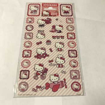 ハローキティ ステッカー - 20 x 10 cm (10枚セット)