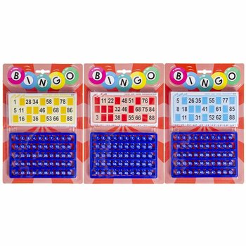 ビンゴゲームセット 台紙付き（6個セット）