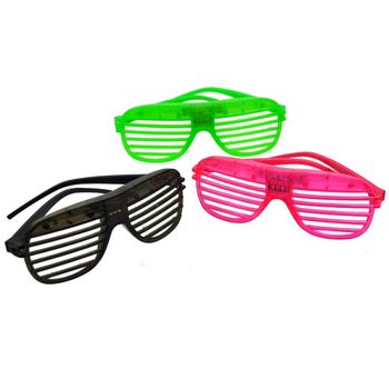 LEDシャッターシェードメガネ（12個セット）