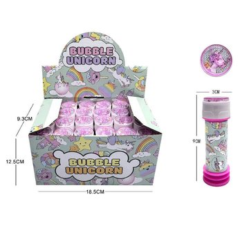 ユニコーン シャボン玉 25ml ディスプレイ付き (24個入)