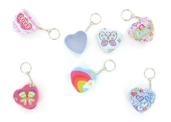 メタルハートボックス キーホルダー (12個入)