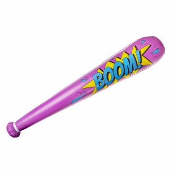 大型 膨らませる「Boom!」バット - 85cm - ミックスカラー (12本入)