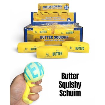 RAGE - スクイーズ バター / BUTTER - 泡フィリング - スローライジング - サイズ11x4x4 cm - ディスプレイ付き (12個入)