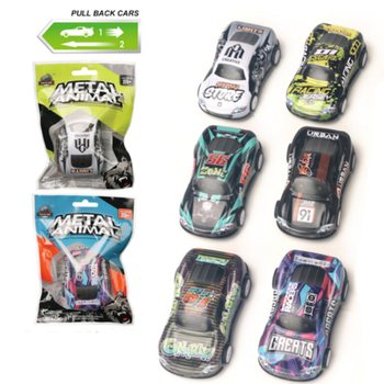 メタル プルバック ミニカー ギフトバッグ入り（24個セット）