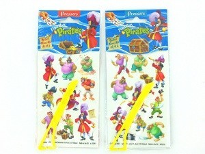 ディズニー ピーターパン こすり出しステッカー／シール (24個入)