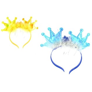 光るクラウンカチューシャ (12個入)
