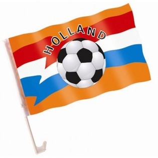 オランダ代表 サッカー応援用カーフラッグ (6個入)