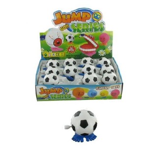 跳ねるサッカーボール ゼンマイ玩具（12個入）