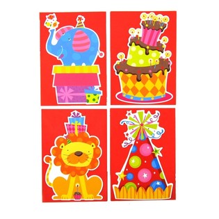 子供の誕生日会 招待状 ＋ 封筒 (24セット)