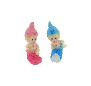 靴の中の赤ちゃん デコレーション 7 cm (16個入)