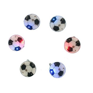 光る サッカー バッジ LED ライトアップ (25個入)
