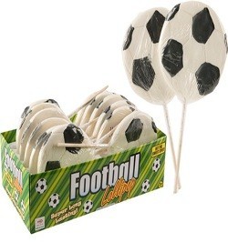 特大 サッカーボール キャンディ ディスプレイ付き (12個入)