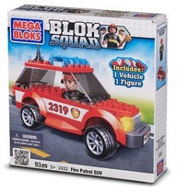 メガブロック MEGABLOKS ブロック・スクワッド 消防SUV - 2432 (2個入)