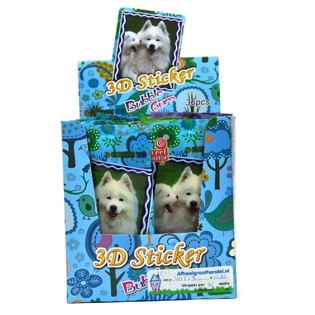 3Dステッカー＆バブルガム（36個入）