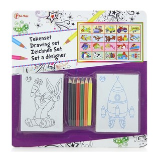 カード付きお絵かきセット (11点入)