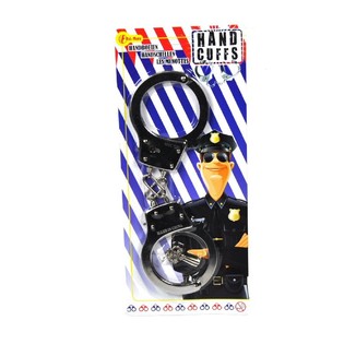 金属製ポリス手錠 (5個入)