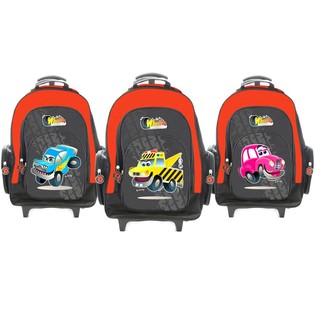 WHEELZZ キッズ キャリーバッグ兼リュックサック (6個入)
