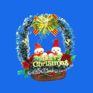 クリスマス デコレーション バスケット (3個入)
