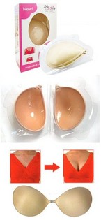 CLOTH BRA ヌーブラ 布製 - Bカップ - 肌色