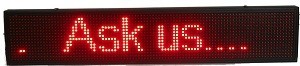 車載用LEDメッセージボード 100x20cm 電光掲示板