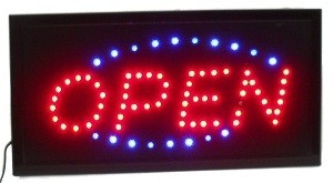 LED看板 - OPEN 2色
