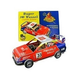 スーパー3Dパズル 「WORLD RALLY」 (6個入)