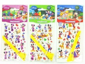 ディズニー ミッキーマウス プレスステッカー (24枚入)