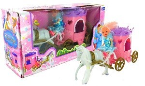 プリンセス馬車と馬のおもちゃセット - B2B卸売