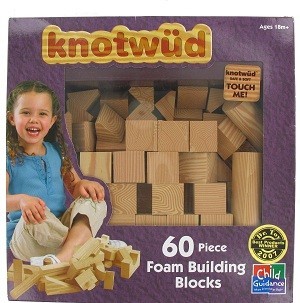 KNOTWUD 60ピース スポンジ積木 (4個セット)