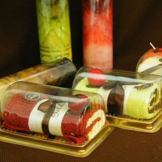 ケーキ型タオル (2個入)