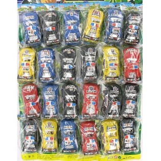 パトカー玩具 台紙付き (24個入)