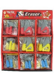 ディスプレイ入り 工具型消しゴム (36個入)
