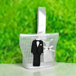 ブライダルギフトバッグ 結婚式プチギフト袋（12枚入）