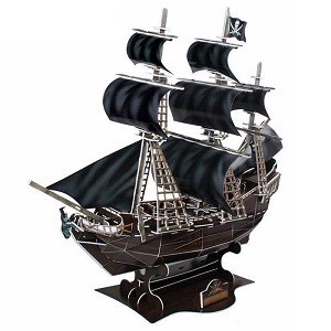3D立体パズル - 海賊船 クィーン・アンズ・リベンジ号