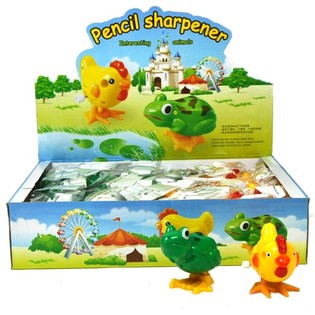 ゼンマイ式 動物 鉛筆削り (24個入) | 玩具・雑貨卸売