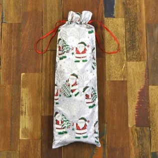 美しいクリスマス用ワインボトルバッグ (12枚入)