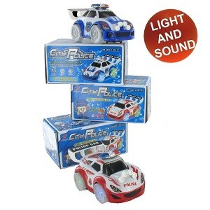 ミステリー走行 パトカー レーシングカー (2個セット)