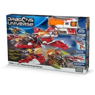 メガブロック アルティメット アクション ドラゴン デストロイヤー 組み立てセット